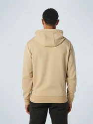NO EXCESS Langarmshirt Hooded Full Zipper Beige/Khaki