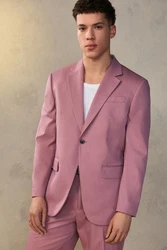 Next Baukastensakko EDIT Lässiger Anzugsakko Lila/Rosa