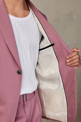 Next Baukastensakko EDIT Lässiger Anzugsakko Lila/Rosa