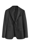 Next Strukturierter Wollsakko Slim Fit Dunkelgrau/Grau/Schwarz