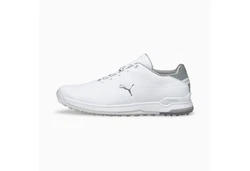 PUMA PROADAPT ALPHACAT Golfschuh Weiß/Creme/Grau/Rot
