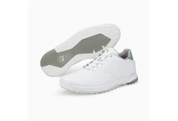 PUMA PROADAPT ALPHACAT Golfschuh Weiß/Creme/Grau/Rot
