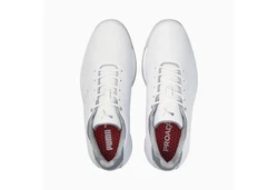 PUMA PROADAPT ALPHACAT Golfschuh Weiß/Creme/Grau/Rot