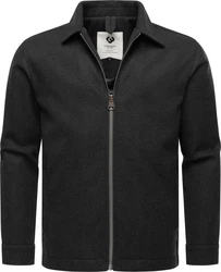 Ragwear Outdoorjacke Azzte Felt Herren Hemdjacke Dunkelgrau/Schwarz/Grau
