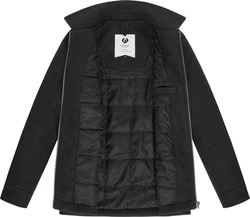 Ragwear Outdoorjacke Azzte Felt Herren Hemdjacke Dunkelgrau/Schwarz/Grau