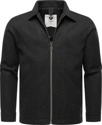 Ragwear Outdoorjacke Azzte Felt Herren Hemdjacke Dunkelgrau/Schwarz/Grau