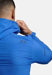 2xU Laufjacke Aero Jacket Hellblau/Blau