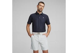 PUMA Poloshirt PUMA x PTC JACQUARD POLO Dunkelblau/Blau