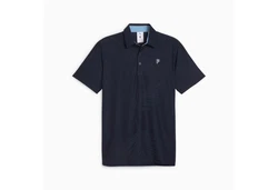 PUMA Poloshirt PUMA x PTC JACQUARD POLO Dunkelblau/Blau
