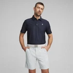 PUMA Poloshirt PUMA x PTC JACQUARD POLO Dunkelblau/Blau