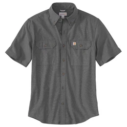 Outdoorhemd Herren Kurzarmhemd Loose Chambray