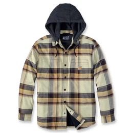 Sommerjacke Herren bergangsjacke Flannel Sherpa-Lined Hooded
