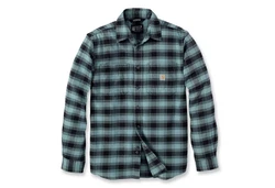 Carhartt Rugged Flex Flannel Hemd Rot/Schwarz