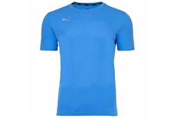 PUMA T-Shirt Herren Finisher Set - Teamliga Training Shorts Hellblau/Blau