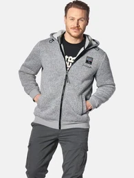 Fleecejacke NORVID im klassischen Kapuzen-Stil