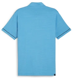 PUMA Poloshirt Cloudspun Haystack Hellblau/Blau