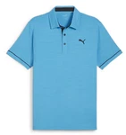 PUMA Poloshirt Cloudspun Haystack Hellblau/Blau
