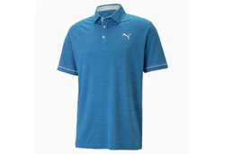 PUMA Poloshirt Cloudspun Haystack Blau/Hellblau