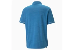 PUMA Poloshirt Cloudspun Haystack Blau/Hellblau