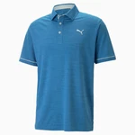 PUMA Poloshirt Cloudspun Haystack Blau/Hellblau