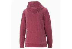 PUMA Sweater ESS Velour Full-Zip Hood Rosa