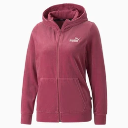 Sweater ESS Velour Full-Zip Hood