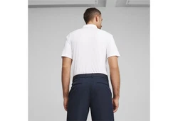 PUMA Poloshirt Pure Solid Polo Weiß/Creme