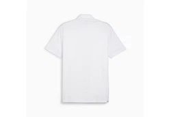 PUMA Poloshirt Pure Solid Polo Weiß/Creme