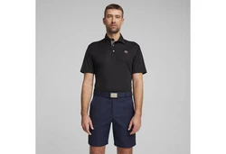PUMA Poloshirt Pure Solid Polo Schwarz