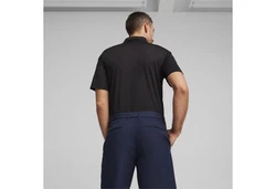 PUMA Poloshirt Pure Solid Polo Schwarz