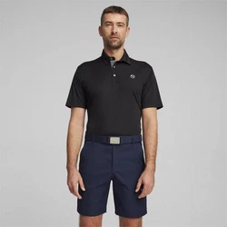 PUMA Poloshirt Pure Solid Polo Schwarz