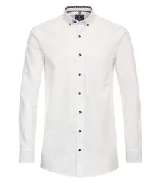 Langarmhemd uni nah Comfort Fit