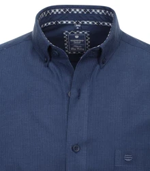 Redmond Langarmhemd Comfort Fit Freizeithemd Dunkelblau