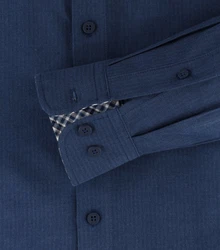 Redmond Langarmhemd Comfort Fit Freizeithemd Dunkelblau