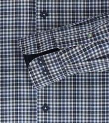Redmond Langarmhemd Comfort Fit (242065111) Dunkelblau/Blau/Hellblau/Grau