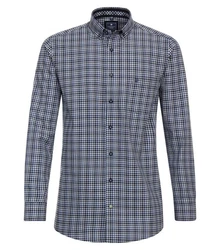 Redmond Langarmhemd Comfort Fit (242065111) Dunkelblau/Blau/Hellblau/Grau