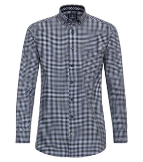 Redmond Langarmhemd Comfort Fit (242065111) Dunkelblau/Blau/Hellblau/Grau