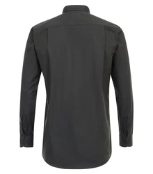 Redmond Langarmhemd Comfort Fit Freizeithemd Dunkelgrün/Dunkelgrau/Grau