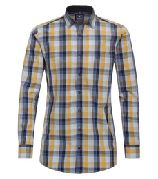 Langarmhemd kariert Comfort Fit