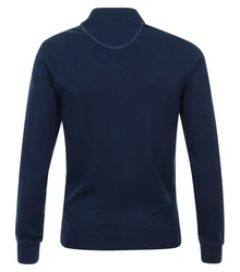 Redmond Strickjacke Uni Dunkelblau/Blau/Hellblau