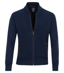 Redmond Strickjacke Uni Dunkelblau/Blau/Hellblau