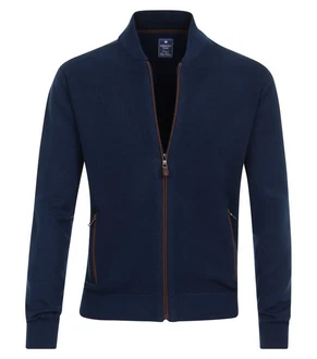 Redmond Strickjacke Uni Dunkelblau/Blau/Hellblau