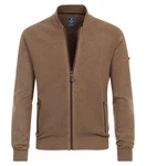 Redmond Strickjacke Uni Khaki/Braun/Grau