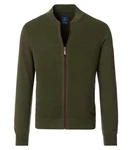 Redmond Strickjacke Uni Dunkelgrün
