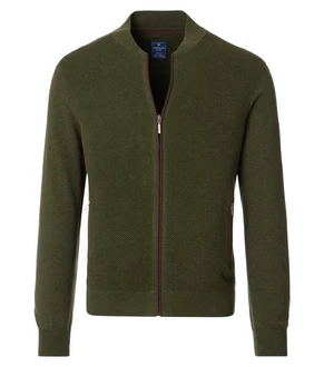 Redmond Strickjacke Uni Dunkelgrün