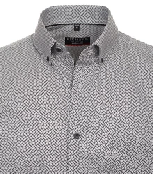 Redmond Langarmhemd Button-Down-Kragen Grau/Hellgrau/Dunkelgrau