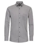 Redmond Langarmhemd Button-Down-Kragen Grau/Hellgrau/Dunkelgrau
