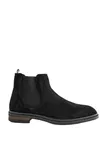 Schwarze Chelsea Boots aus Veloursleder image
