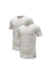 adidas Performance Poloshirt V-Neck T-Shirt (2PK) Weiß/Creme/Beige/Hellgrau/Dunkelblau