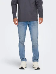 ONLY & SONS Slim-fit-Jeans Herren (7901) ONSLOOM SLIM LBD 8263 AZG DNM NOOS